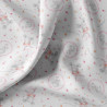Printed Cotton DAISY White / Pink